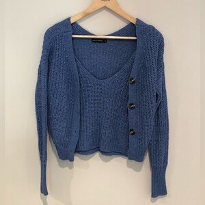 Moon & Madison Two-piece Set, Cardigan And Camisole